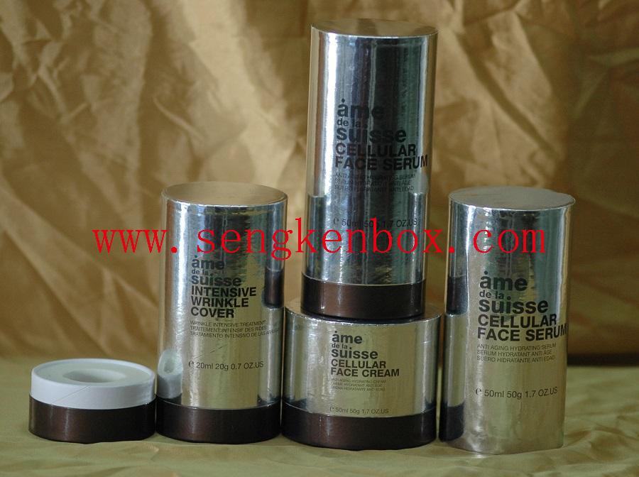 Custom Eye Cream Paper Cardboard Cosmetics Tube Packaging Box
