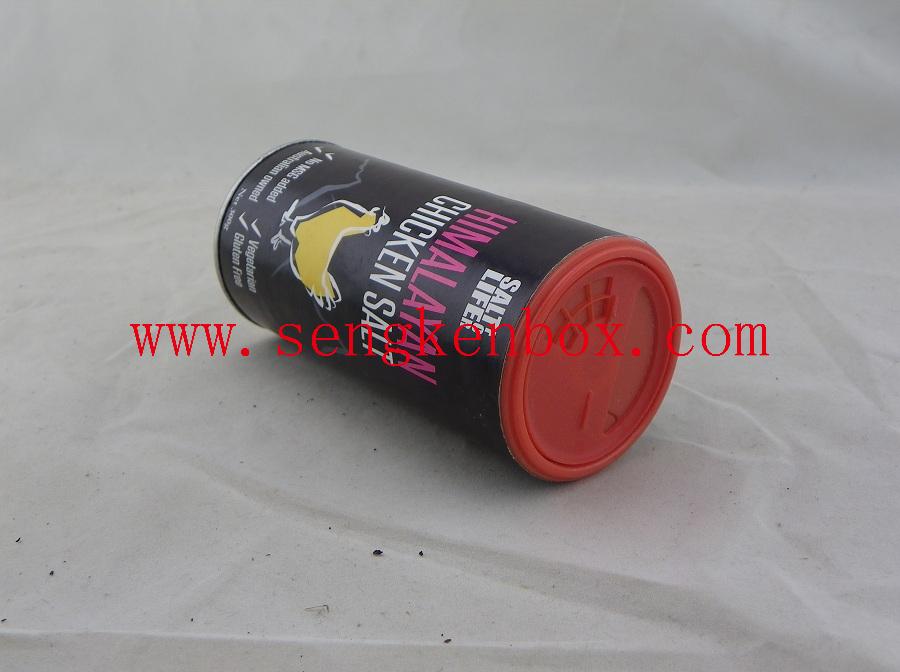 Chicken Salt Condiment Packaging Dispenser Paper Cans with Moisture Liner