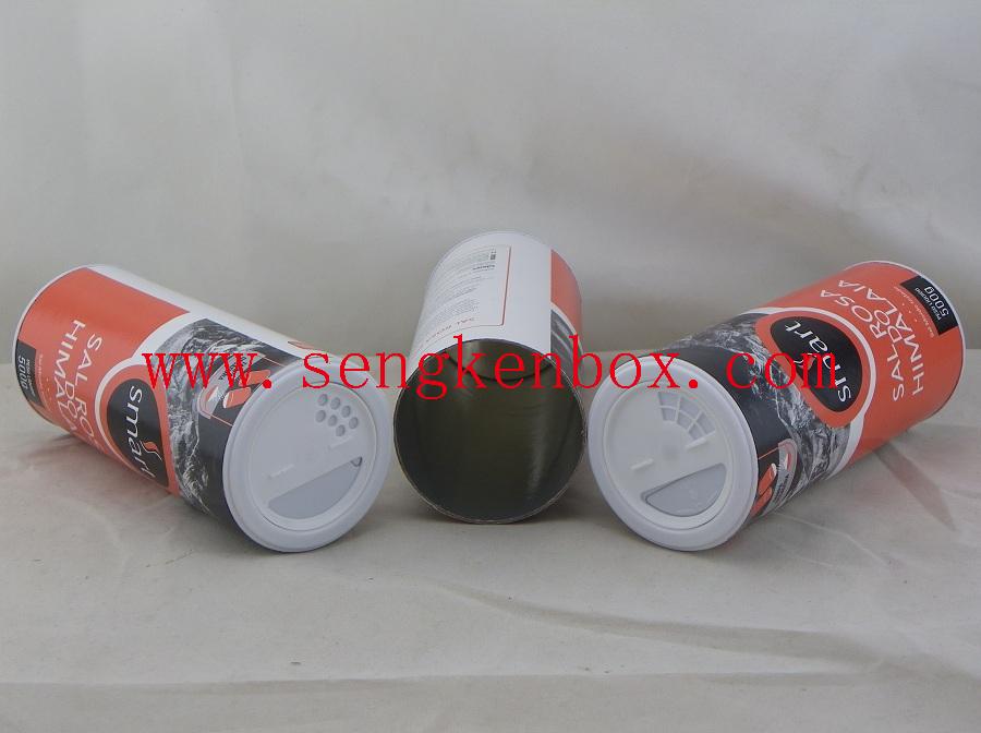 Cylinder Shaker Salt Tube Packaging