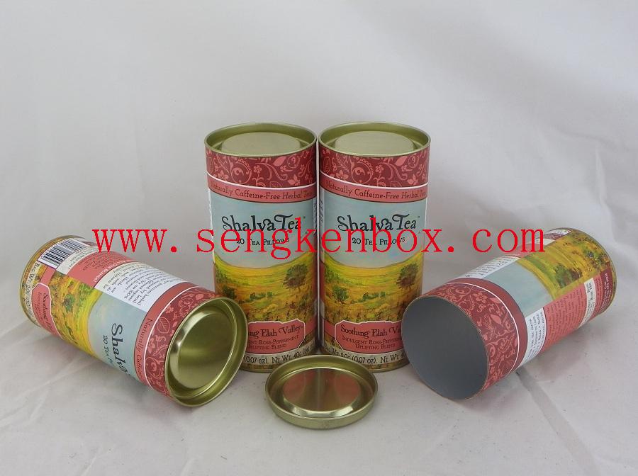 Food Grade Tea Cylinder Tube Packaging