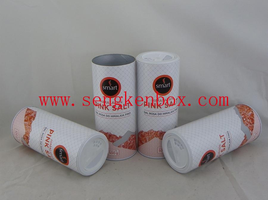 Himalayan Salt Packaging Moisture-proof Shaker Paper Cardboard Tube