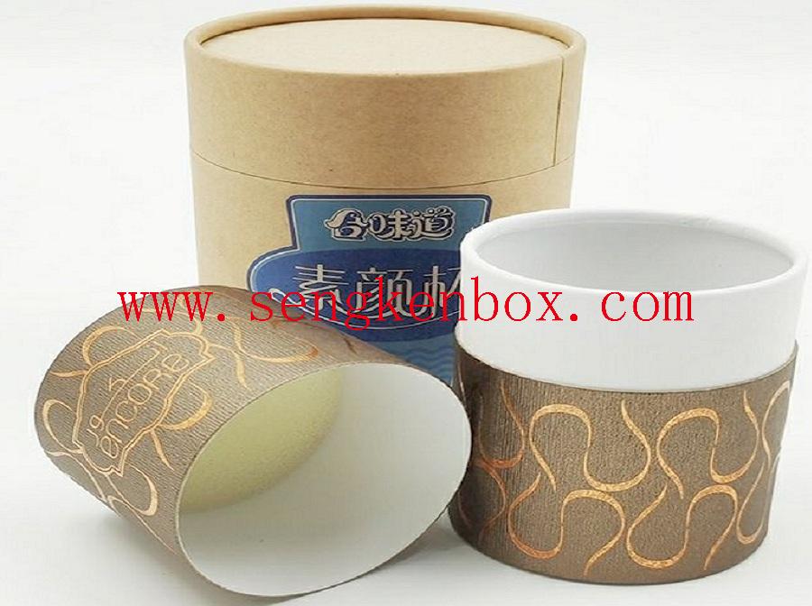 Industrial Use Round Packaging Paper Tube Box with Cardboard Lid