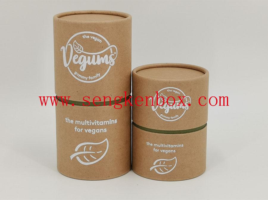 Vitamin Packaging Paper Canister