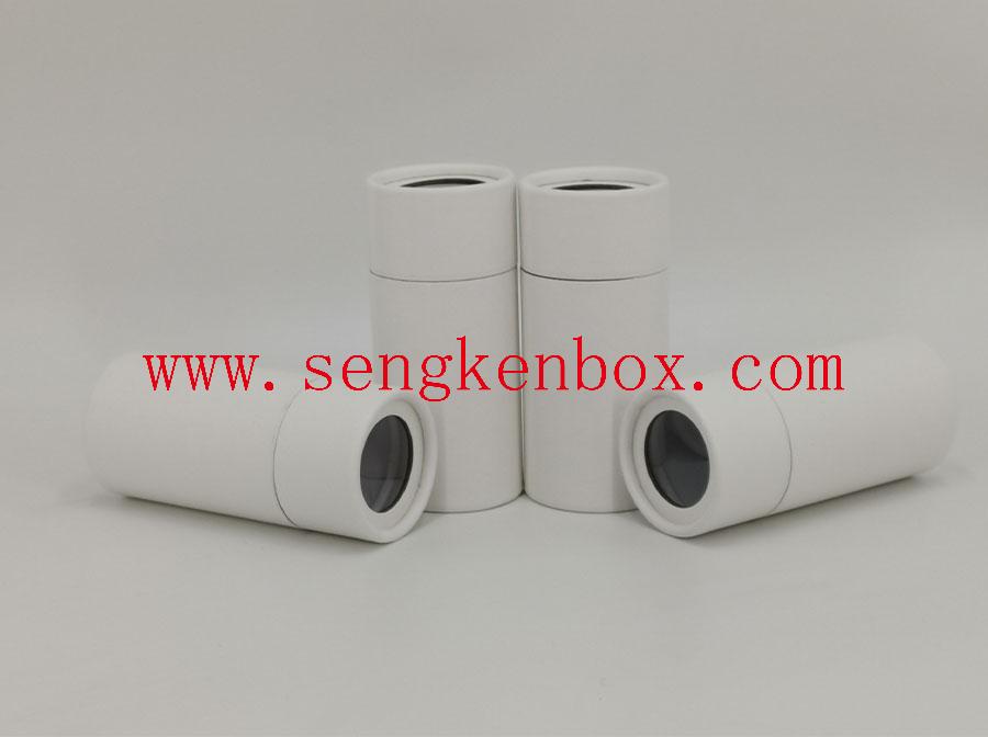 Paper Tube with PET Clear Window