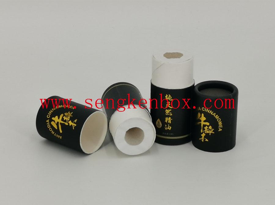 Oil Packaging Black Cardboard Tube