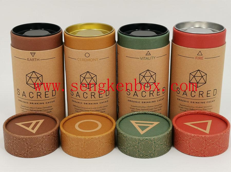 Food Grade Paper Chocolate Canister