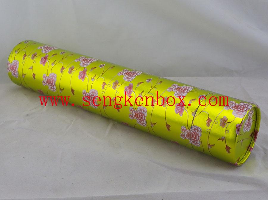 Waterproof Glossy Flower Paper Tube