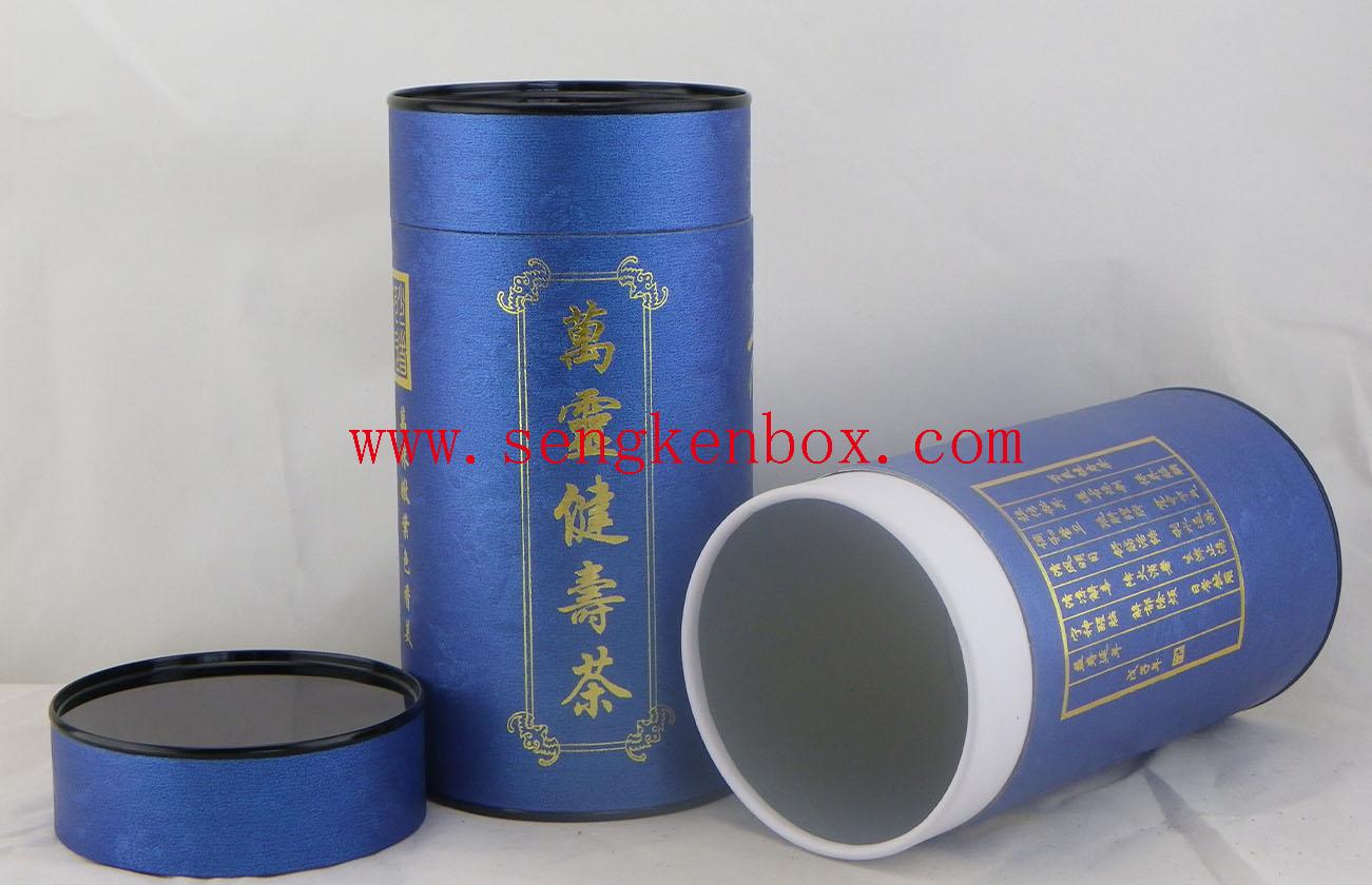 Dust-proof Plastic Cover Paper Cans Packaging