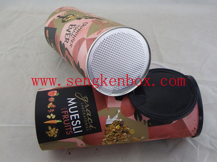 Muesli Fruits Packaging Paper Tube