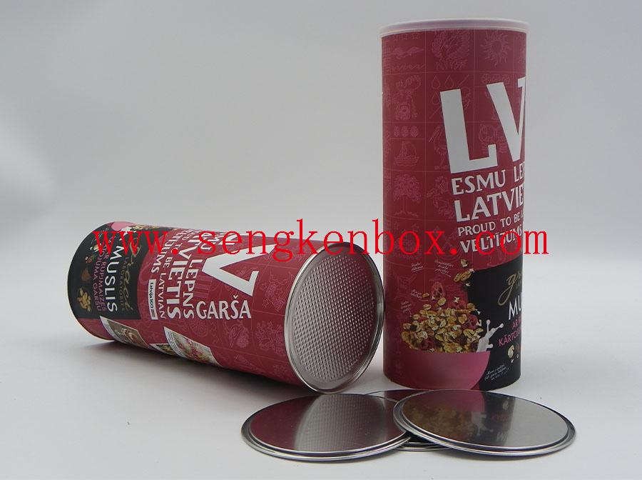 Muesli Fruits Packaging Paper Cans