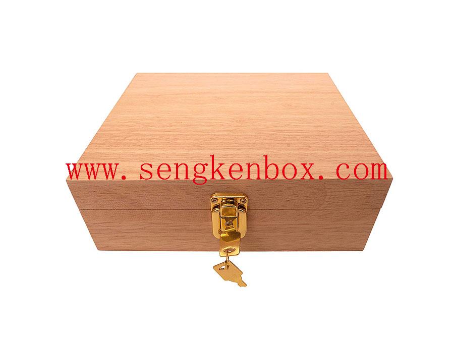 Packaging Wooden Box With Key Locks