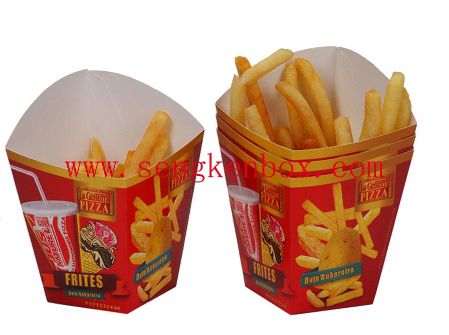 Sacchetto per alimenti in carta per imballaggio di patatine fritte