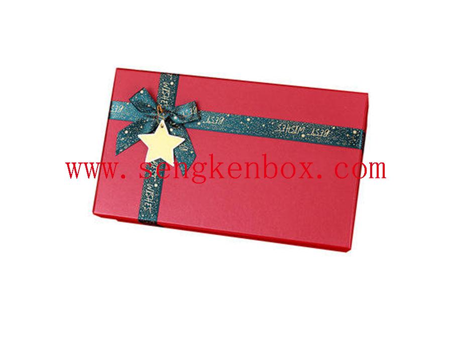Scatola natalizia personalizzata in carta da imballaggio per caramelle e zenzero
