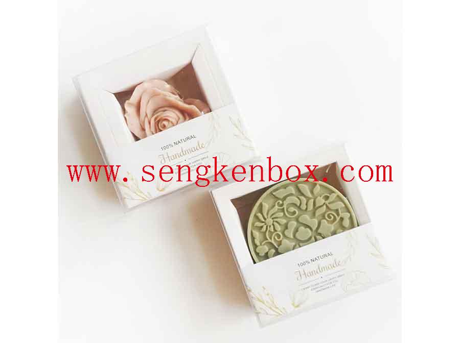 Cassa di imballaggio della carta del sapone del fiore della rosa