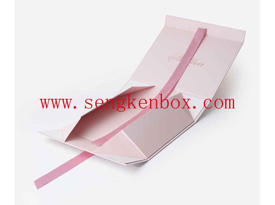Scatola regalo personalizzata in carta rosa