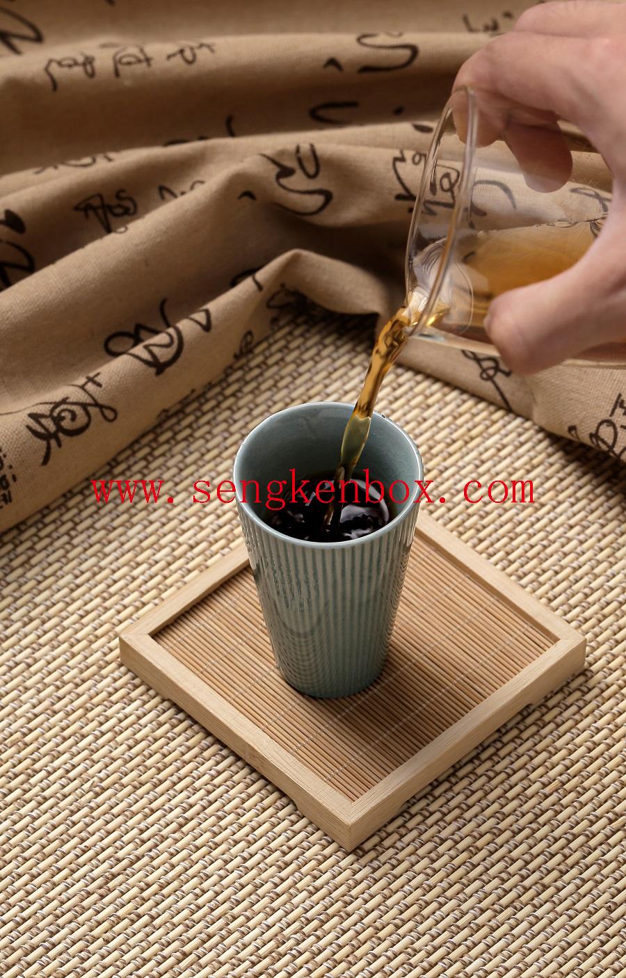 scatola di bambù per il tè