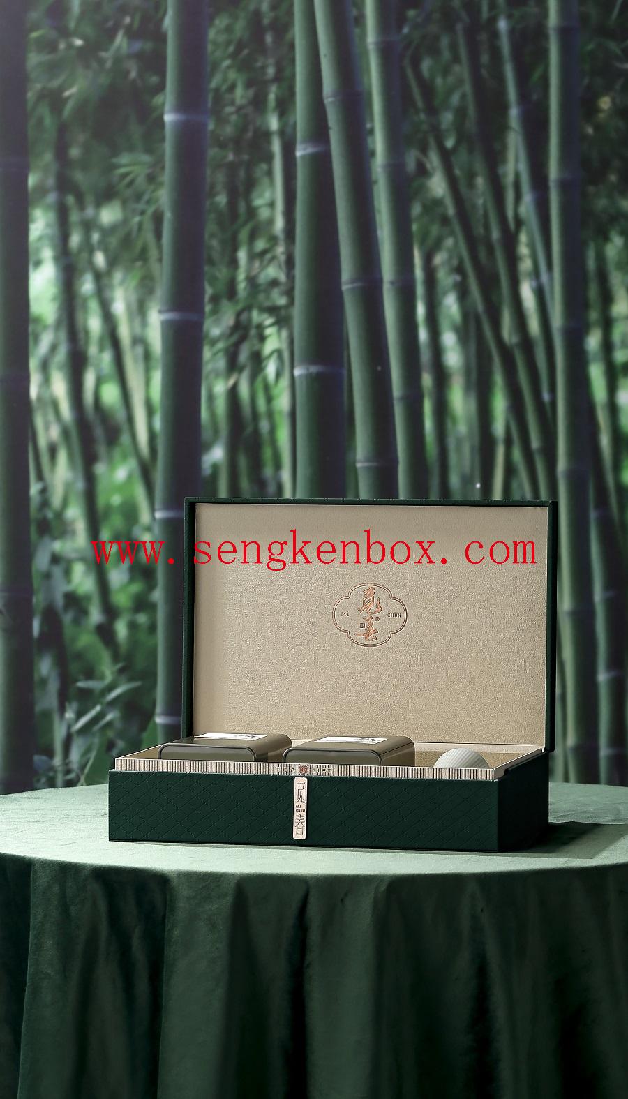 tè cinese di lusso in scatola rossa
