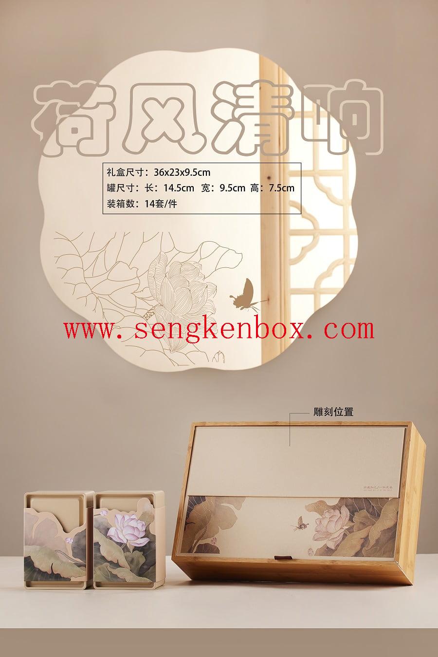 black wooden tea box black wooden tea box