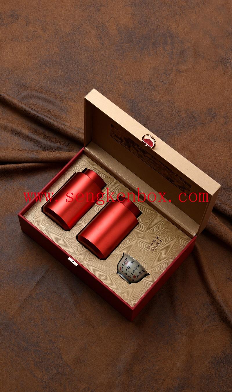 Leather-Clad Tea Box