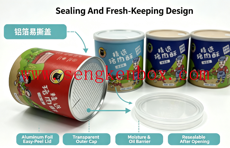 Pork Floss Paper Can Pork Floss Paper Can