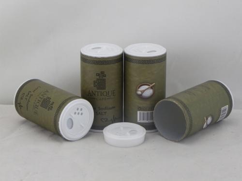 Salt Packaging Shaker Paper Canister