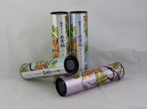 Tea Packaging Paper Tube with Tinplate Lid