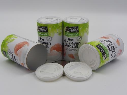 Himalayan Pink Salt Packaging Paper Cans
