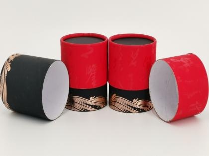Two Pieces Telescoping Paper Cans