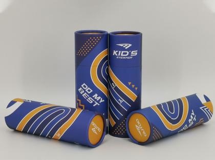 Children's Products Are Placed In Round Tubes