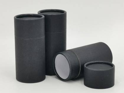 Tea Packaging Black Paper Tube