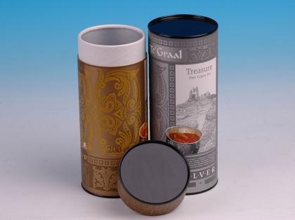 Dust-proof Plastic Cover Tea Cans Packaging