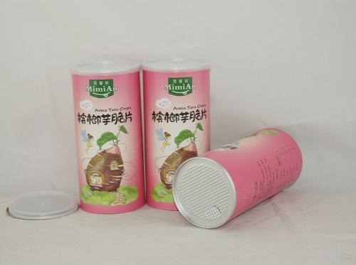 Areca Taro Crisps Packaging Paper Cans