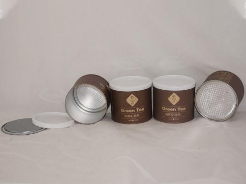 Small Capacity Teas Packaging Paper Cans