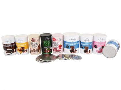 Drinking Chocolate Packaging Paper Cans