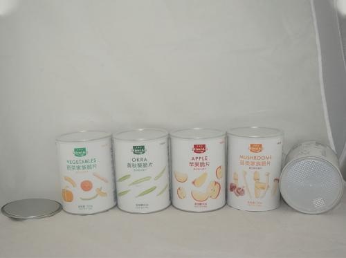 Snacks Moistureproof Food Packaging Paper Cans