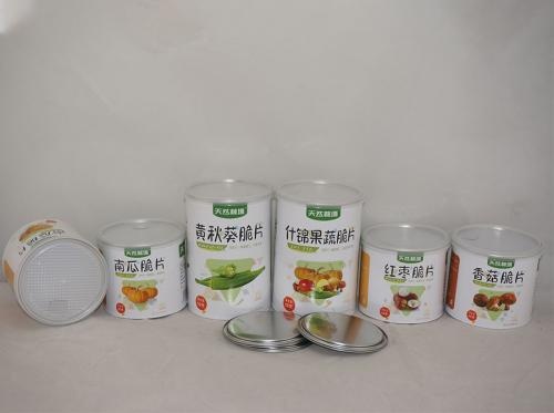 Snack Chips Food Packaging Paper Cans