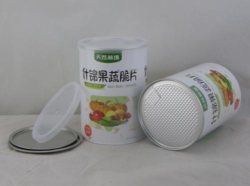 Snack Chips Food Packaging Paper Cans