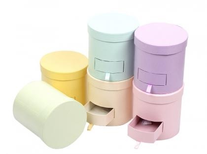 Circular Custom Color Case With Pull-out Drawers