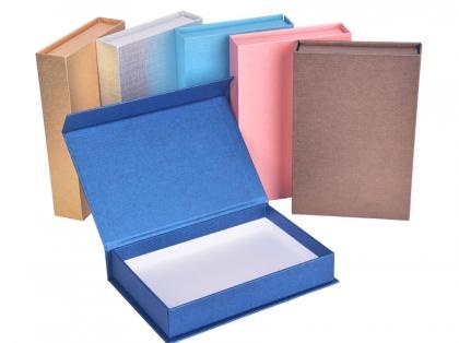 Simple Pure Color Non-Foldable Gift Paper Box