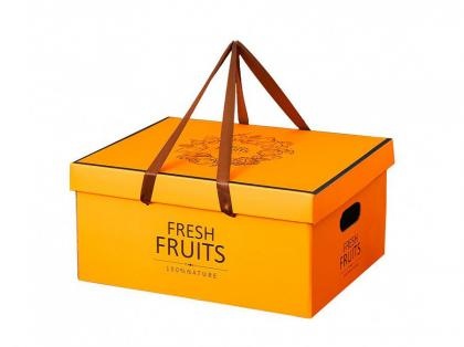 Orange Large Capacity Premium Fruit Gift Box