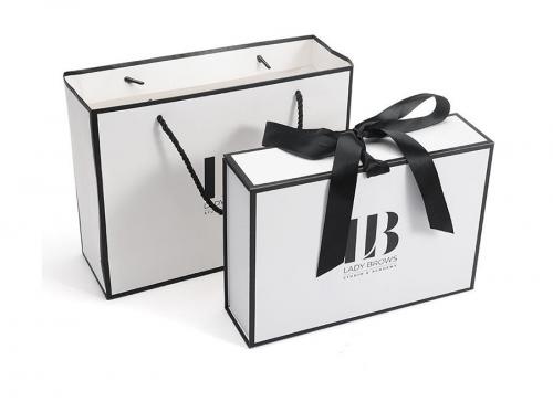 Large A4 Rigid Luxury White Clothing Box