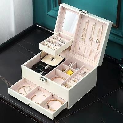 Customize Velvet Jewelry Box Gift Box for Wedding Jewelry Case