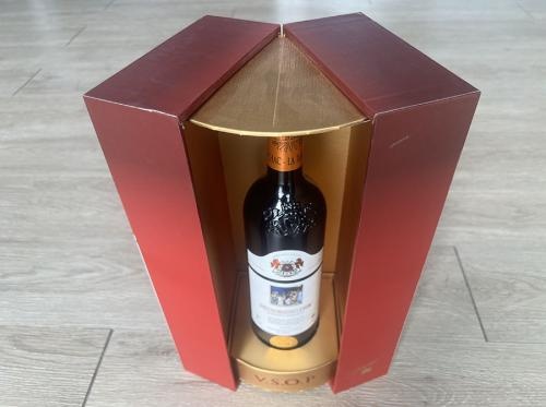 OEM e ODM double opening wine packaging gift boxes in vendita