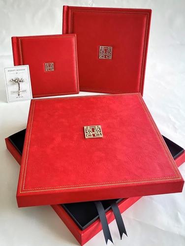 OEM e ODM High quality Chinese handcrafted exquisite photo album with gift box in vendita