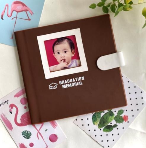 OEM e ODM Custom children's photo album with magnet upper cover in vendita