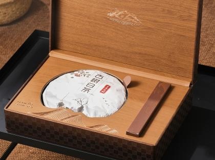 OEM e ODM Leather Gift Box Teabag Dry Powder Packing Luxury PU Leather Box in vendita