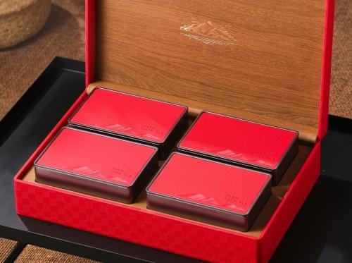 OEM e ODM Luxury Gift PackagingPU Box Portable Leather Tea Boxes With in vendita