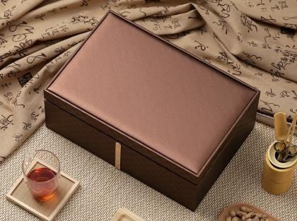 Gift Box And TwoTin Cans