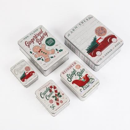 Custom Christmas Gift Tin Box