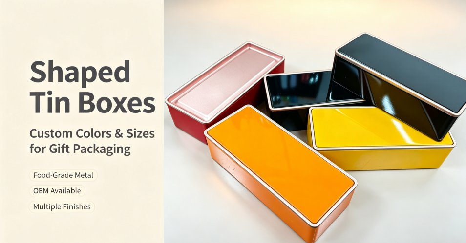 Rectangular Long Tin Can